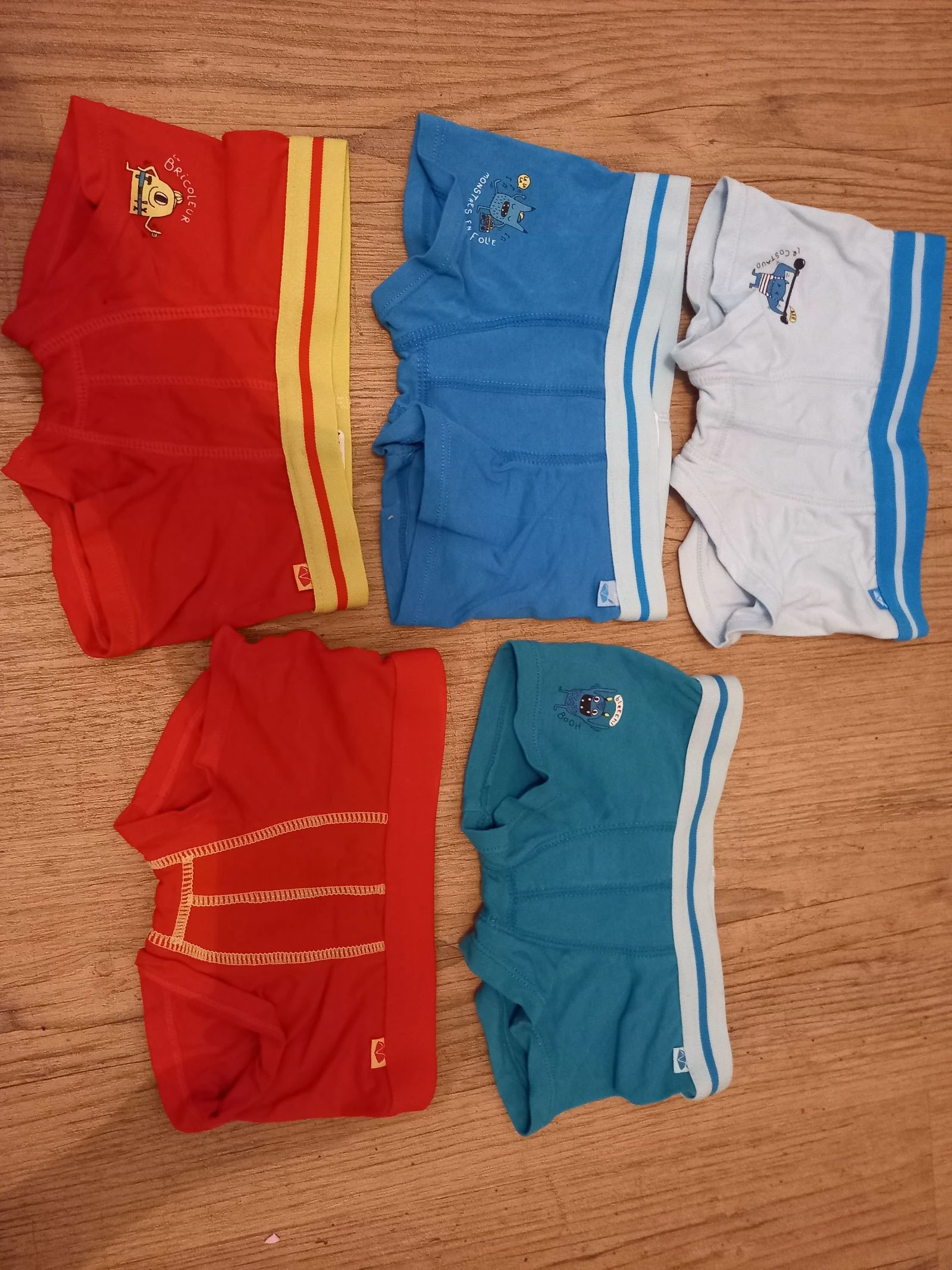 Lote de 5 Boxers para niños de 3 años – photo 2